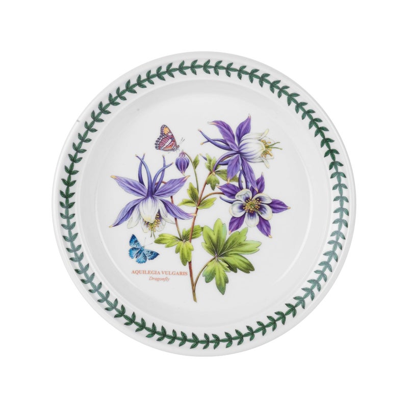 Portmeirion Portmeirion Exotic Botanic Garden 85Inch Salad Plate Dragonfly  Made in England Dishwasher  Microwave Safe  Floral Fine Earthenware for Dining Hosting Special Occasions  Gifting