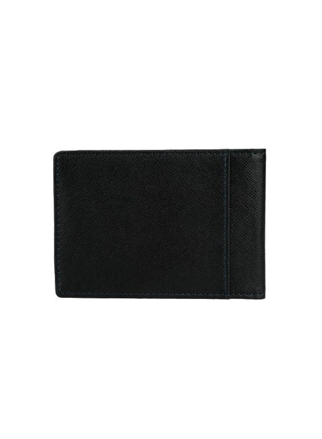 NIBEMINENT Faux Leather Card Holder With Clip White/Black  - Image 2