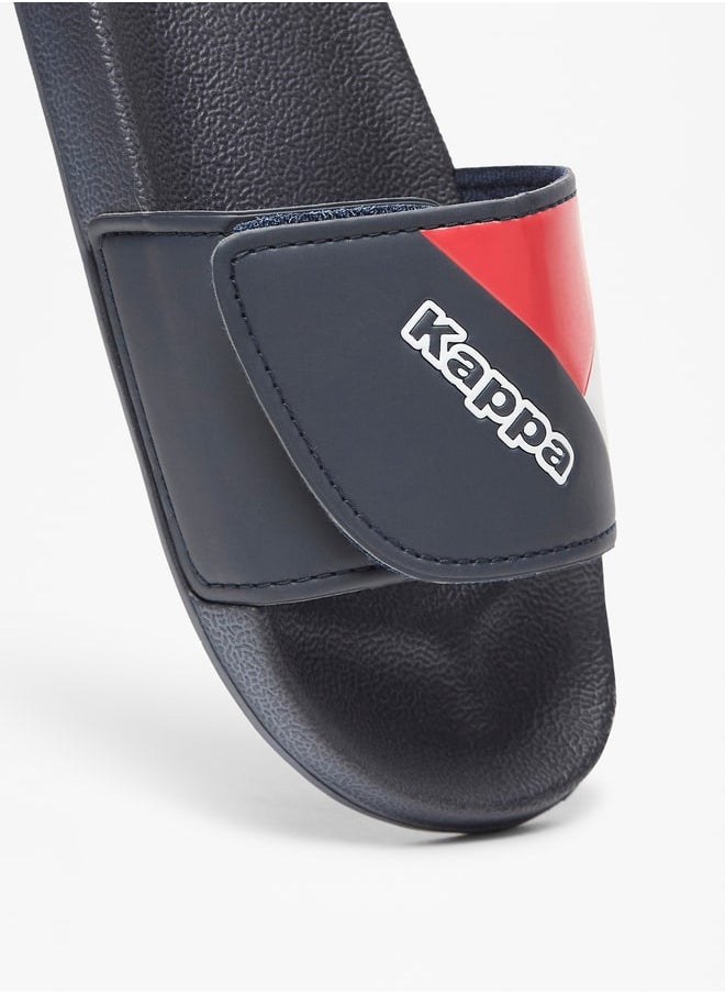 Kappa Boys' Panelled Slip-On Slide Slippers  - Image 4