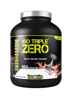 Laperva Iso Triple Zero Next Whey Protein Isolate Generation - Strawberry Flavor, 5 LB - Zero Sugar, Zero Carb, Zero Fat - Rapid Absorption for Muscle Growth and Recovery - Soy-Free, Gluten-Free