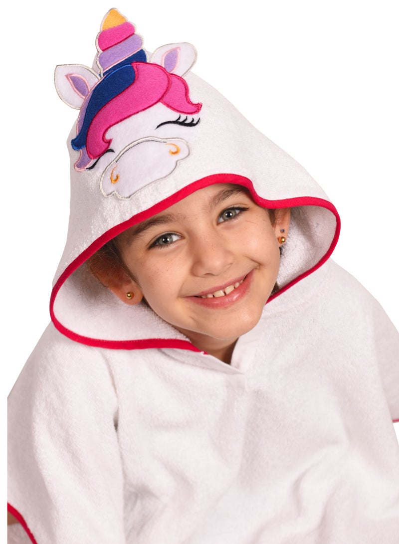 Creative Costumez Unicorn Hooded Towel (1-3 years) - Image 1