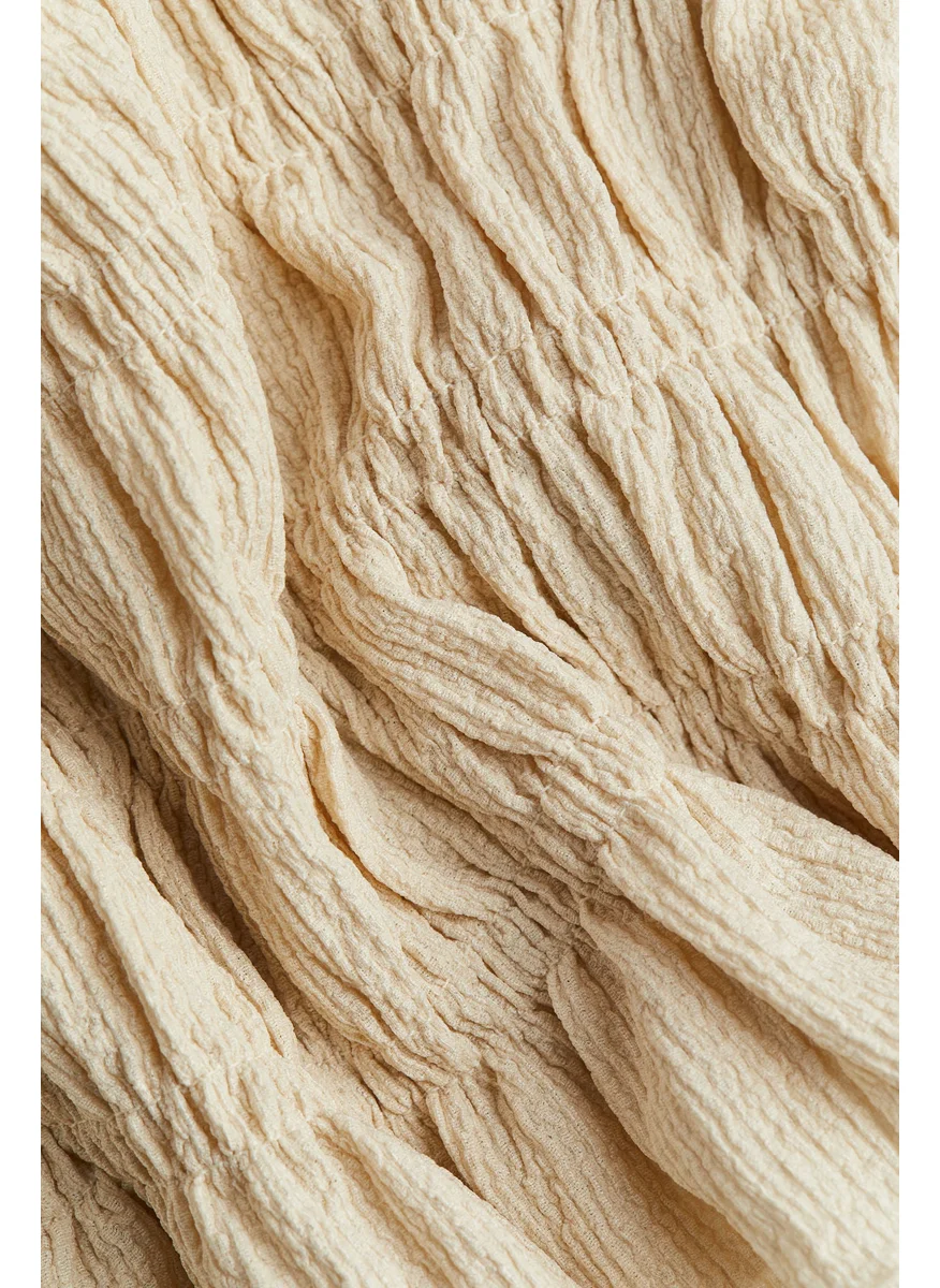 H&M Flutter-Sleeved Smocked Top