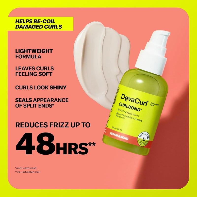 DevaCurl سيروم ديفا كيرل CURLBOND لإعادة تجعيد الأطراف المتقصفة 3 أونصات 3 فل أونصات - Image 2