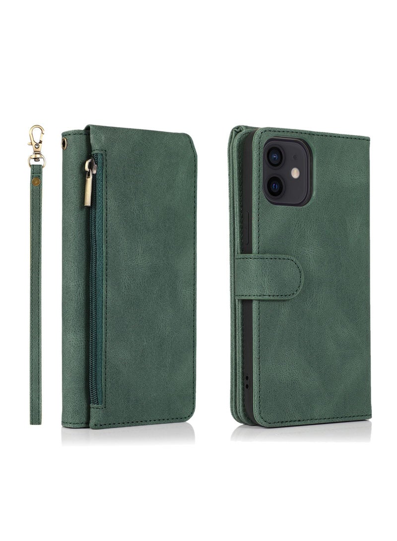 Loquat Suitable For iPhone Wallet Type Solid Color Mobile Phone Leather Case - Image 1