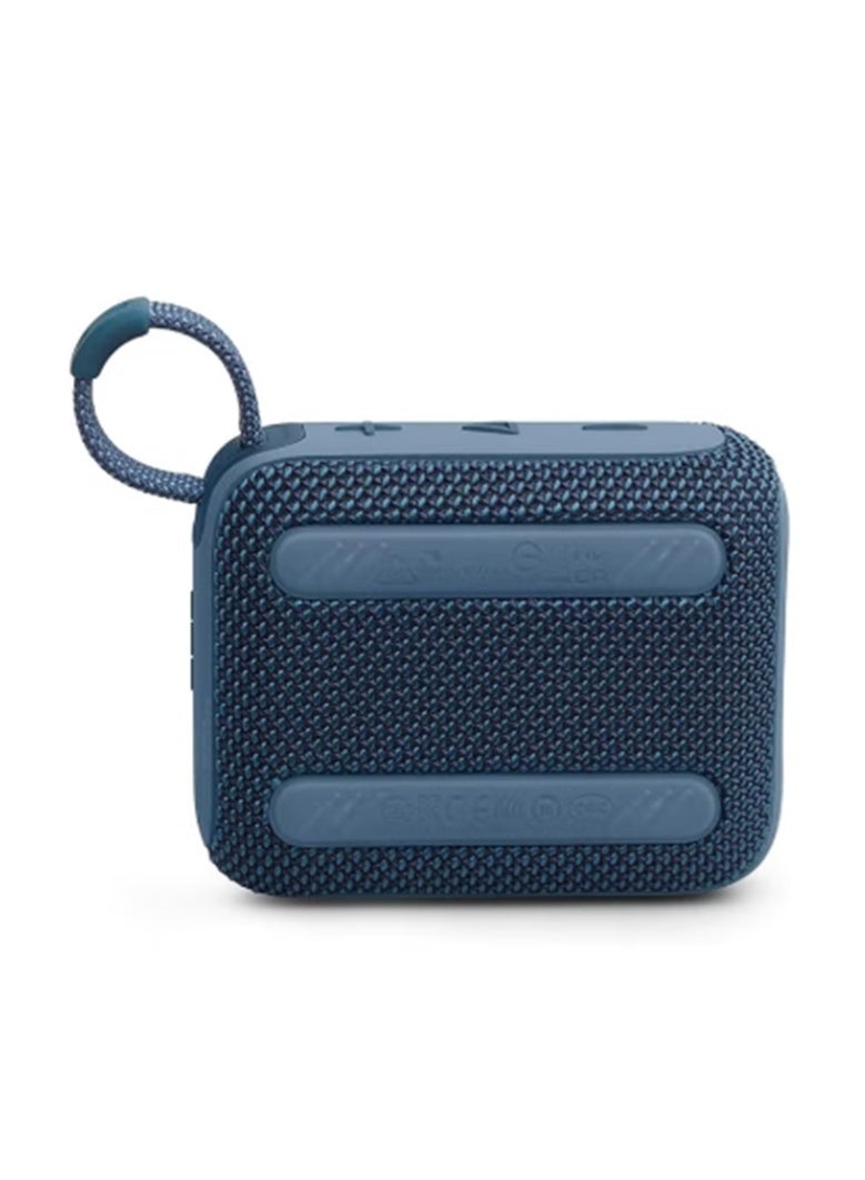 JBL Go4 Portable Waterproof Speaker Blue - Image 2