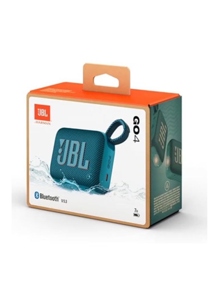 JBL Go4 Portable Waterproof Speaker Blue - Image 3