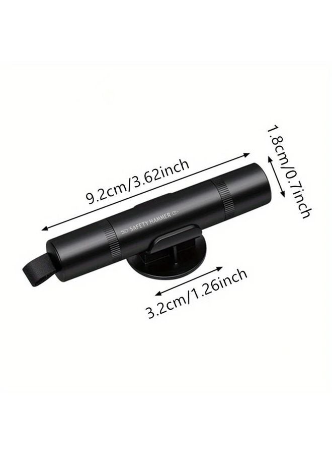 2pcs Black Car Safety Hammer Emergency Escape Tool with Window Breaker Seatbelt Cutter - Image 2