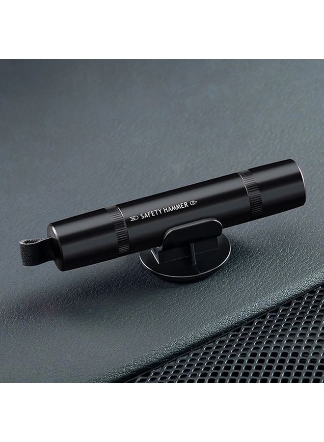 2pcs Black Car Safety Hammer Emergency Escape Tool with Window Breaker Seatbelt Cutter - Image 3