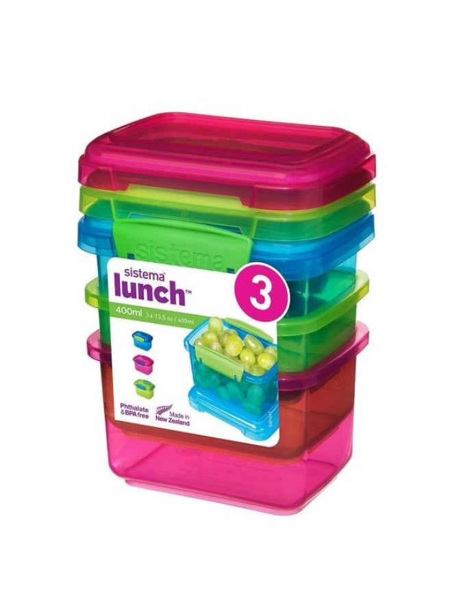 Sistema Lunch Food Storage Set 400 ML