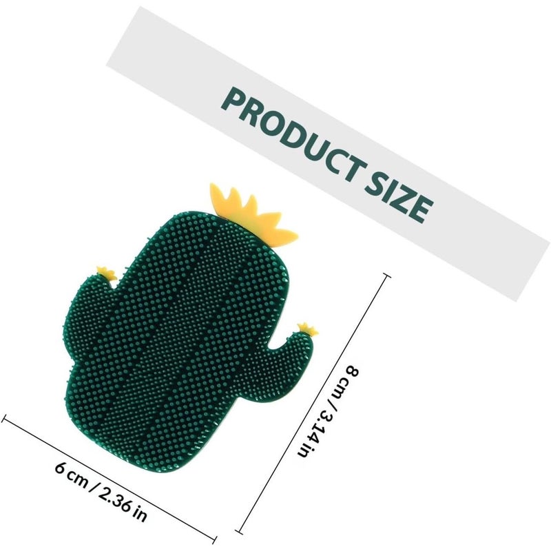 2pcs Silicone Facial Scrubber Exfoliator Brush Manual Skin Cleansing Tool Deep Pore Cleaning For Women Men Soft Sturdy Daily Use Random Color - Image 1
