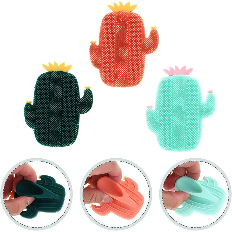 2pcs Silicone Facial Scrubber Exfoliator Brush Manual Skin Cleansing Tool Deep Pore Cleaning For Women Men Soft Sturdy Daily Use Random Color - Image 5