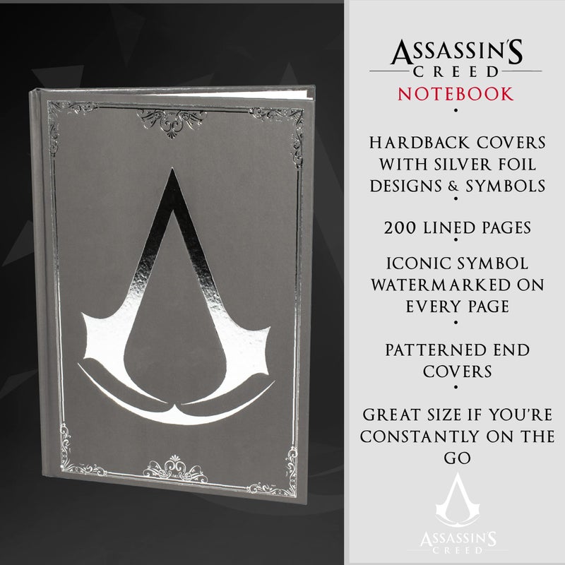 Paladone Assassin's Creed Notebook- Lined Hardcover- 200 Pages - Image 2