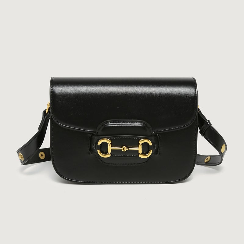 Easiest For Match Daily Bags, Niche Design, Fashionable And Trendy Horseshoe Buckle Shoulder Bags For Women, 1955 Saddle Bags, Mini - Image 1