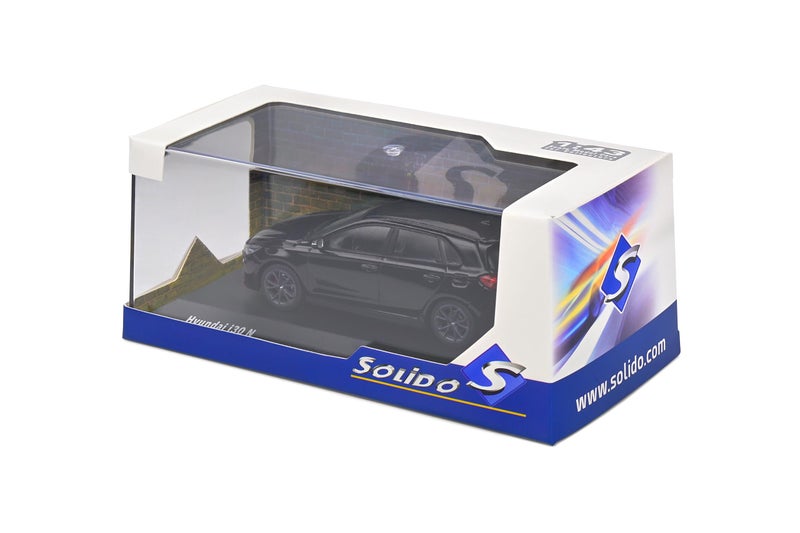 Solido Solido 1:43 Hyundai i30N 2022 Black  - Image 2