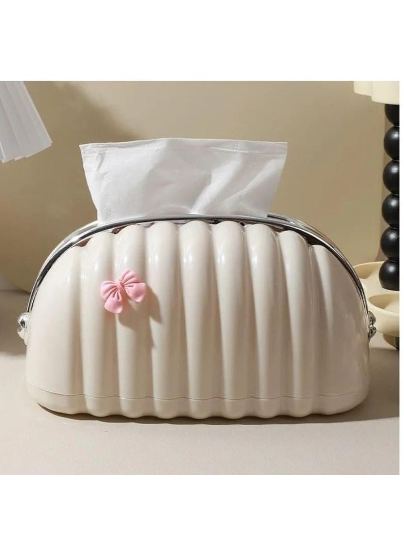 Generic Living Room Tissue Box, Cute Lightweight Home Storage Box for Coffee Table, Creative Flexible Paper Box  - Image 3