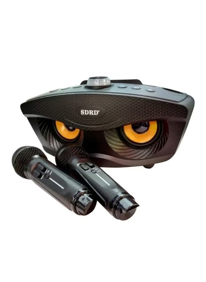 SDRD - Dual Wireless Karaoke Microphone and Mixer System, Upgraded Version Dual Channel Handheld Microphone - Image 1