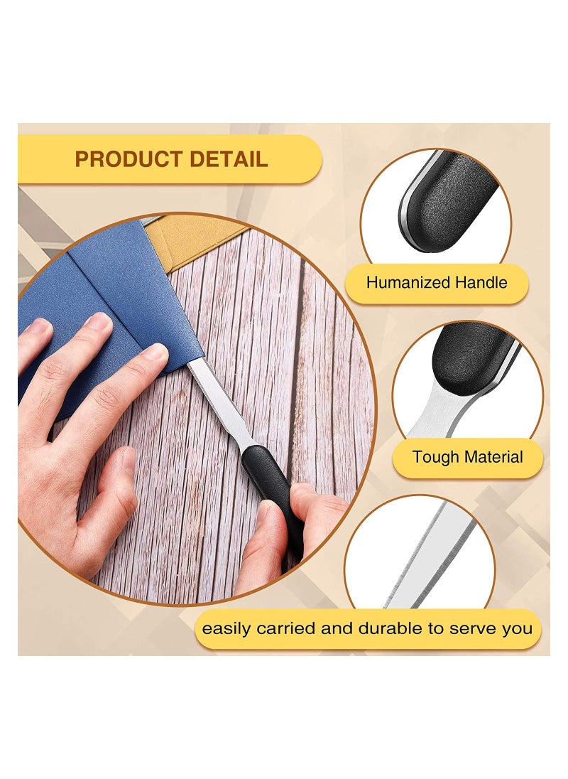 Y&D - 3 Pieces Office Letter Opener Stainless Steel Hand Envelope Slitter Lightweight Open Knife Humanized Grip Handle Staple Removal Tool Mail for School Home - Image 1