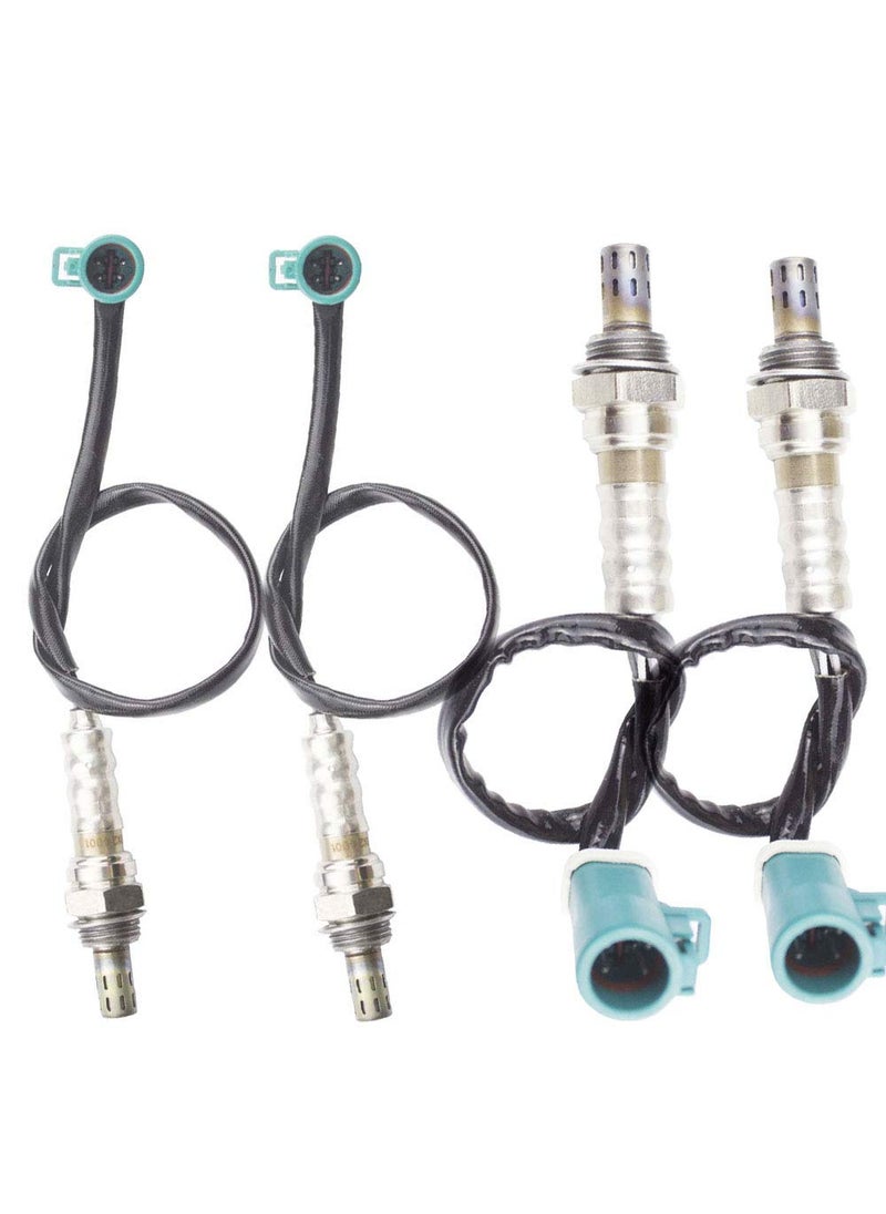 higherbro higherbro 4PCS Oxygen O2 Sensor 1 & 2 for 2001 2002 2003 Ford F-150 4.2L/4.6L Upstream + Downstream  - Image 1