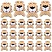 Shappy 30 Pcs Mini Stuffed Animal Toys Small LionTiger Stuffed Animals Bulk for Baby Shower Safari Nursery Decor Birthday Classroom Prizes GiftsLion - Image 3