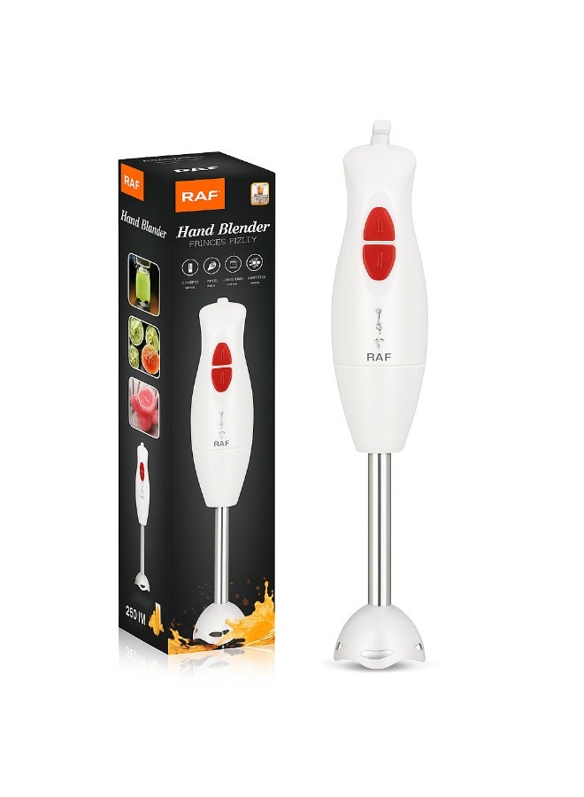 RAF Hand Blender, 300W Powerful Motor, 2 Speed Settings, Stainless Steel Blades & Detachable Shaft, Ideal for Soups, Sauces & Baby Food – Easy to Clean, 3 Years Warranty - Image 4