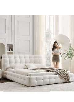 Wooden Twist Wooden Twist Soft Comfort Upholstery Bed for Luxury Bedroom (King Size)  - Image 1