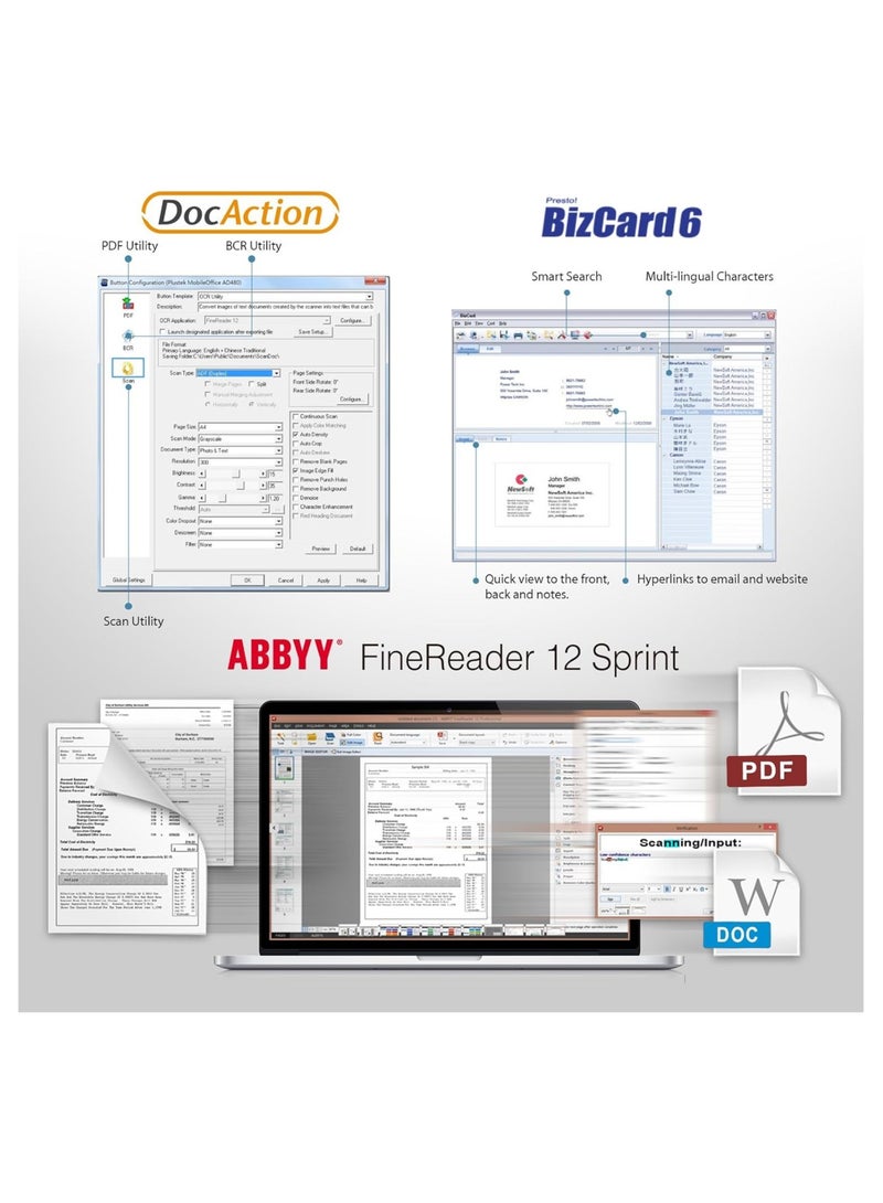 Plustek Mobile Office AD480 Scanner - Image 5