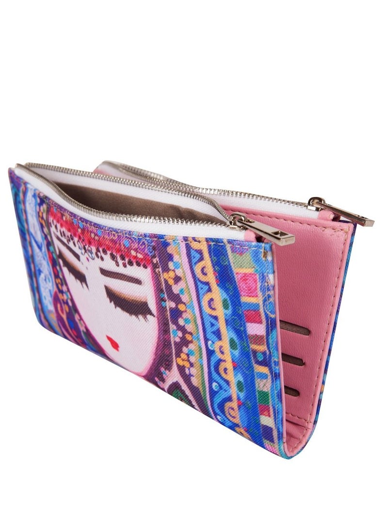 Biggdesign Women's Wallet Card Holder Wallet Clutch Purse Credit Card Holder Large Capacity Womens Wallets Carrying Cash Credit Cards and Mobile Phone  - Image 5
