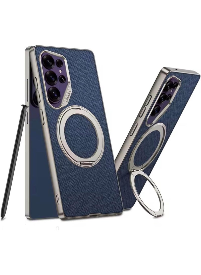 GKK Magnetic Case for Samsung Galaxy S26 Ultra PC + TPU Back Cover with Magnetic Kickstand & Easy Mount Compatibility، Blue - Image 1
