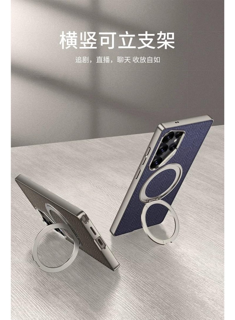 GKK Magnetic Case for Samsung Galaxy S26 Ultra PC + TPU Back Cover with Magnetic Kickstand & Easy Mount Compatibility، Blue - Image 2