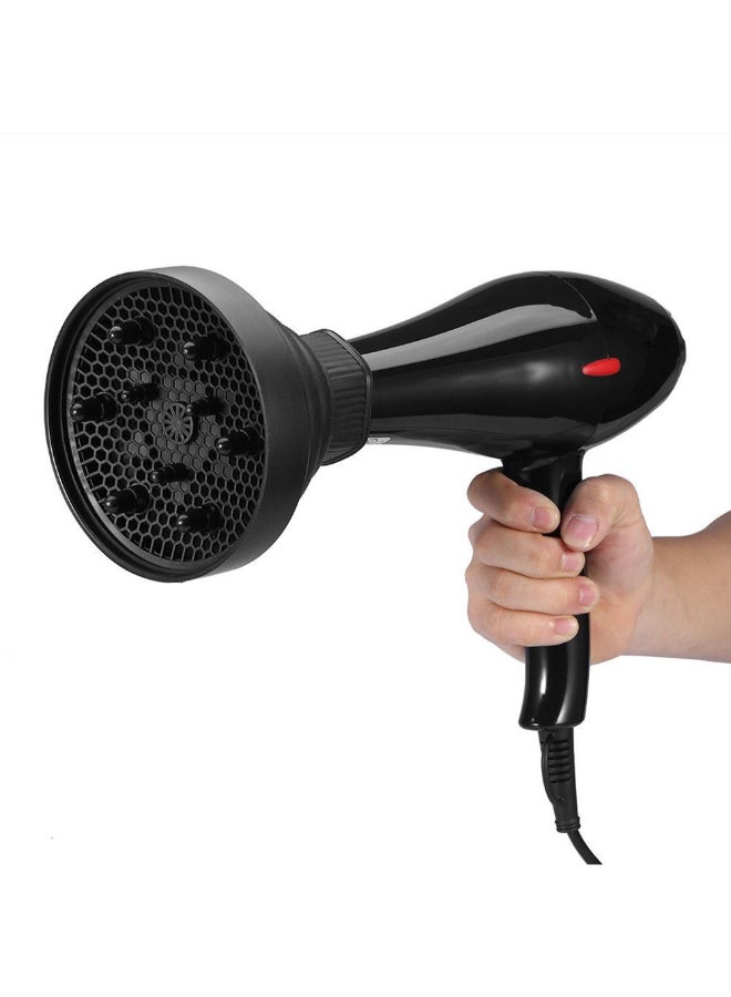 Hair Dryer Collapsible Storage Multifunction Diffuser Cover Black - Image 2