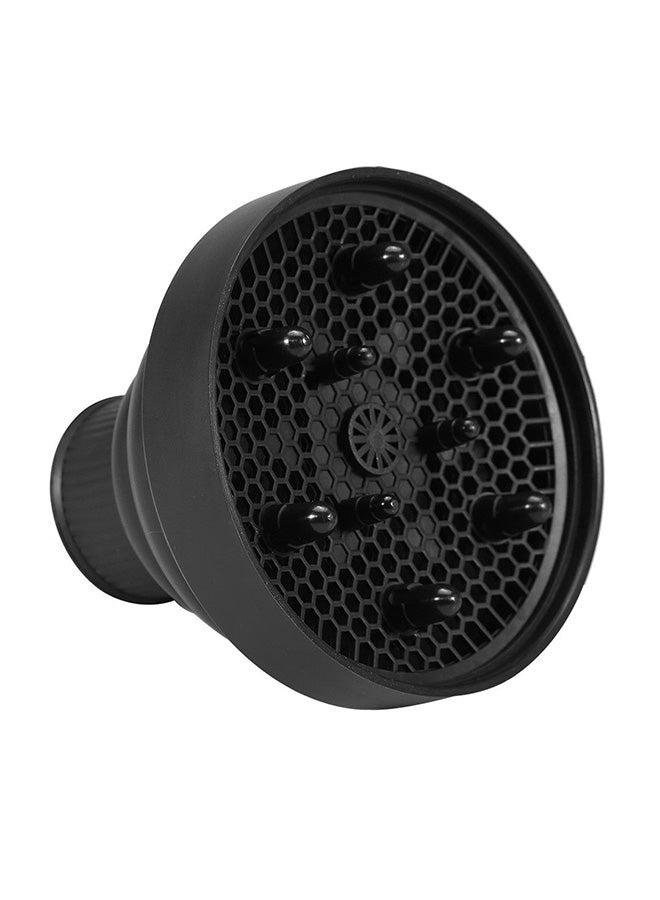 Hair Dryer Collapsible Storage Multifunction Diffuser Cover Black - Image 1