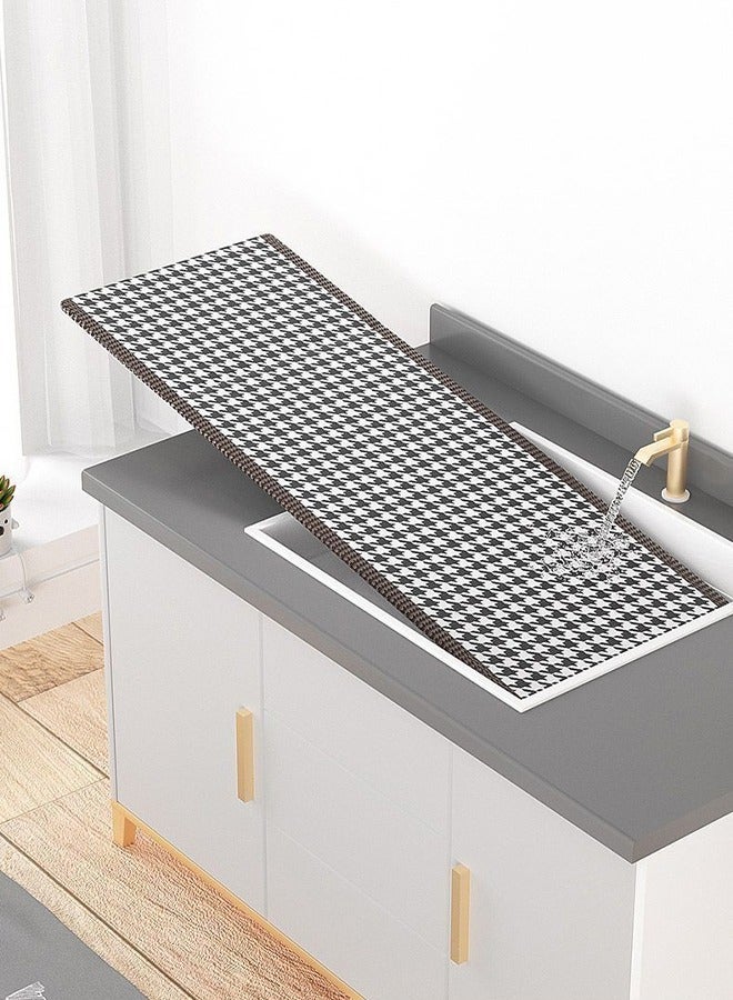 Household Fabric Storage Box, Clothes Storage Box, Storage Bins with Handle, Foldable Storage Baskets for Organizing Clothes, Toys, Books（Non-Steel Frame）
