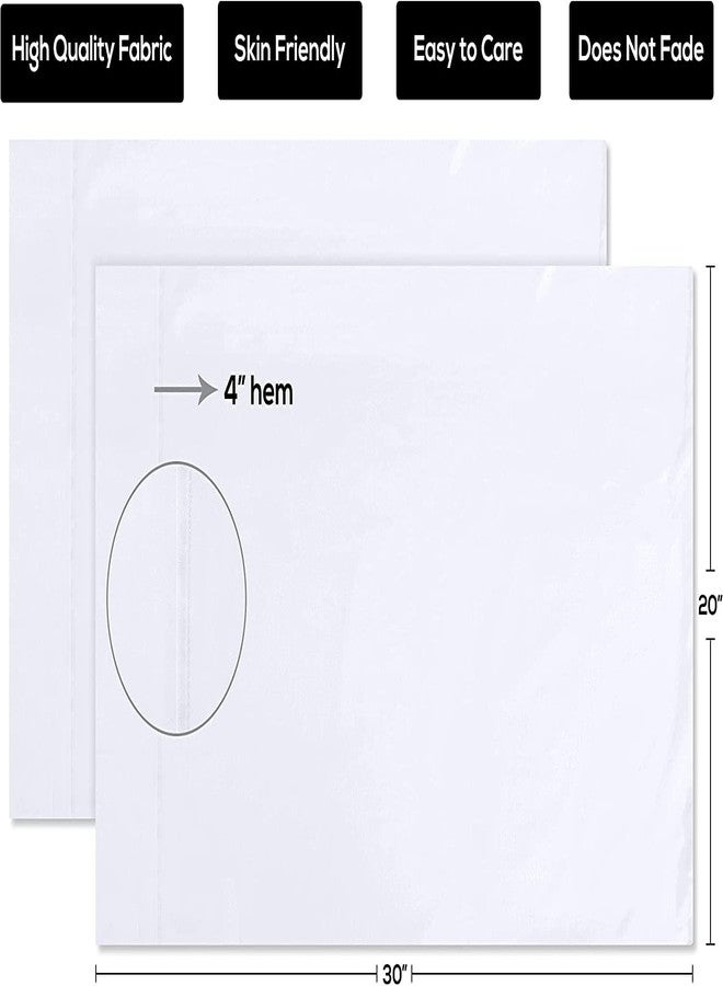 Utopia Bedding Queen Pillow Cases - 12 Pack - Envelope Closure - Soft Brushed Microfiber Fabric - Shrinkage and Fade Resistant Pillow Covers Queen Size 20 X 30 Inches (Queen, White) - Image 3