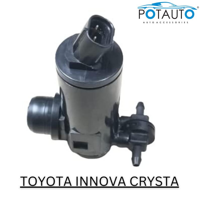 Potauto Wiper Motor Spray Pump for Clear Visibility Compatible for TOYOTA INNOVA CRYSTA |F724 - Image 2