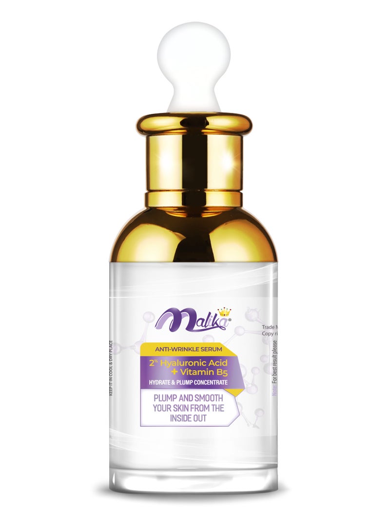 Malika Hyaluronic Acid 2% + Vitamin B5 Serum 30ml - Image 2