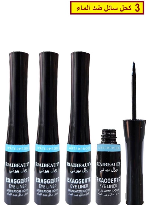 Exaggerte Eye Liner 3 Pieces 5 ml