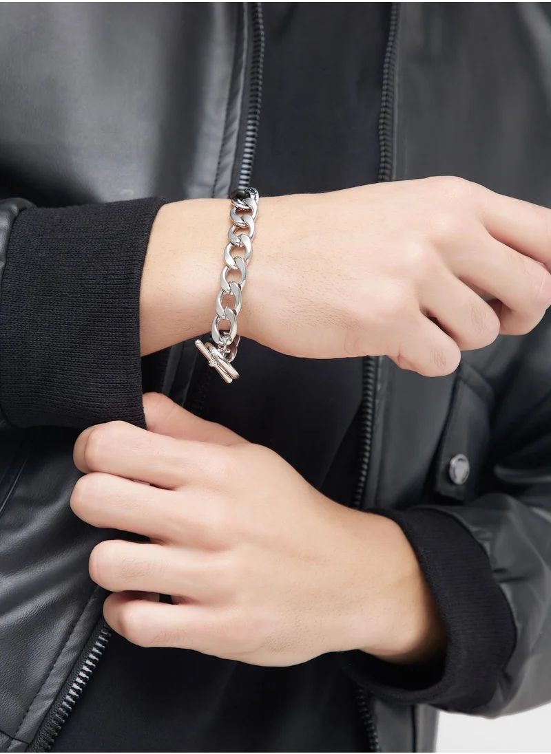 Seventy Five Chunky Contrast Color Chain Bracelet