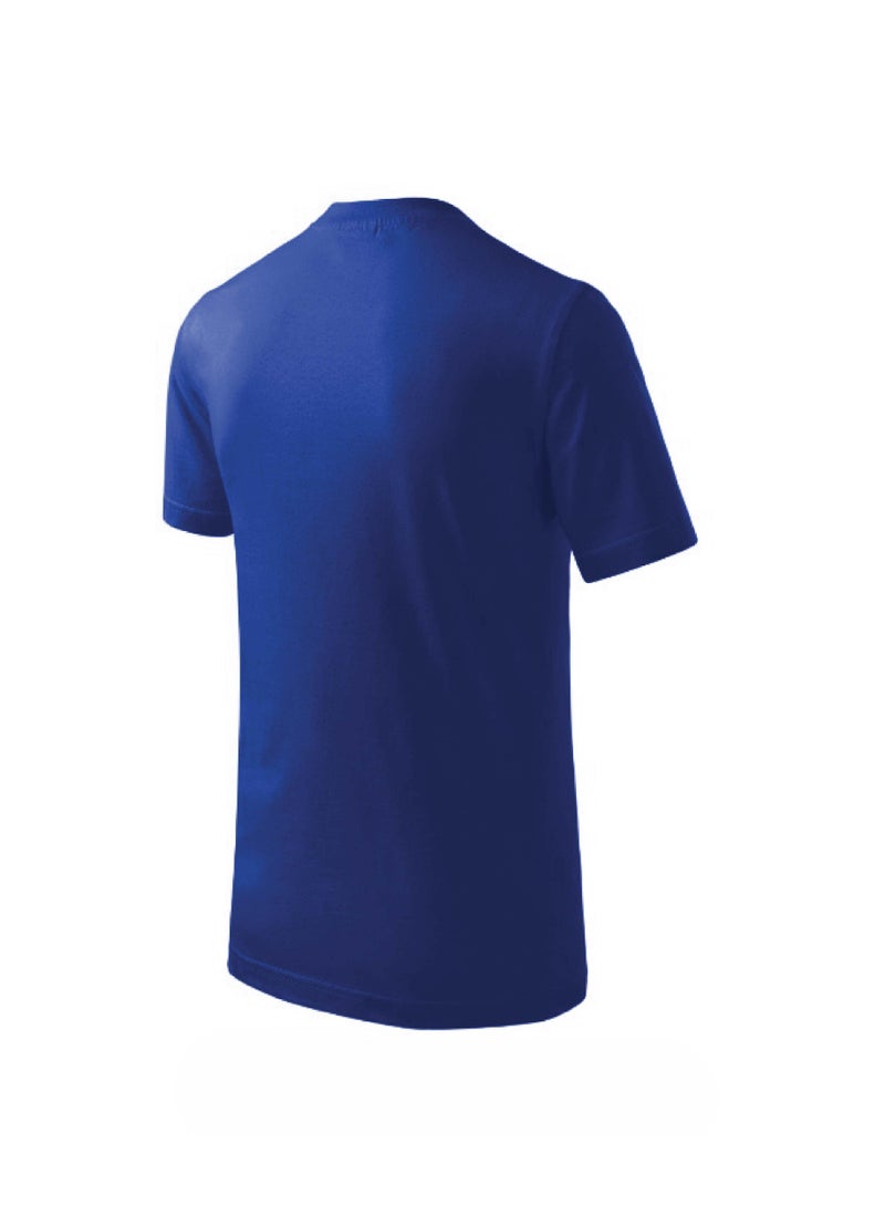 PRINTSHOP4ME Brazil Soccer Printed Round neck cotton Tshirt for Sports fan unisex Adults and Kids Blue - Image 4