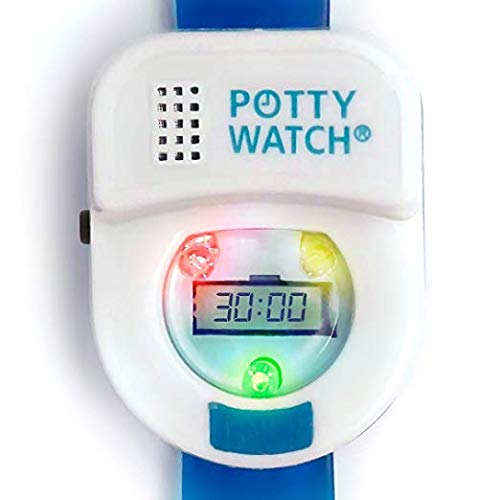 POTTY TIME Potty Watch for Kids Potty Training - Potty Training Watch with 3 Fun Flashing Lights and Music - Water-Resistant Watch - Potty Watch Remind Kids Every 30, 60 or 90 Minutes - Blue - Image 3