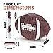 Birchio Football Pinata Bundle with a Blindfold and a Bat 16 x 10 x 4 Inches Football Pinata for Boys Perfect for Birthday Party Sport Theme Party Decoration - Image 4