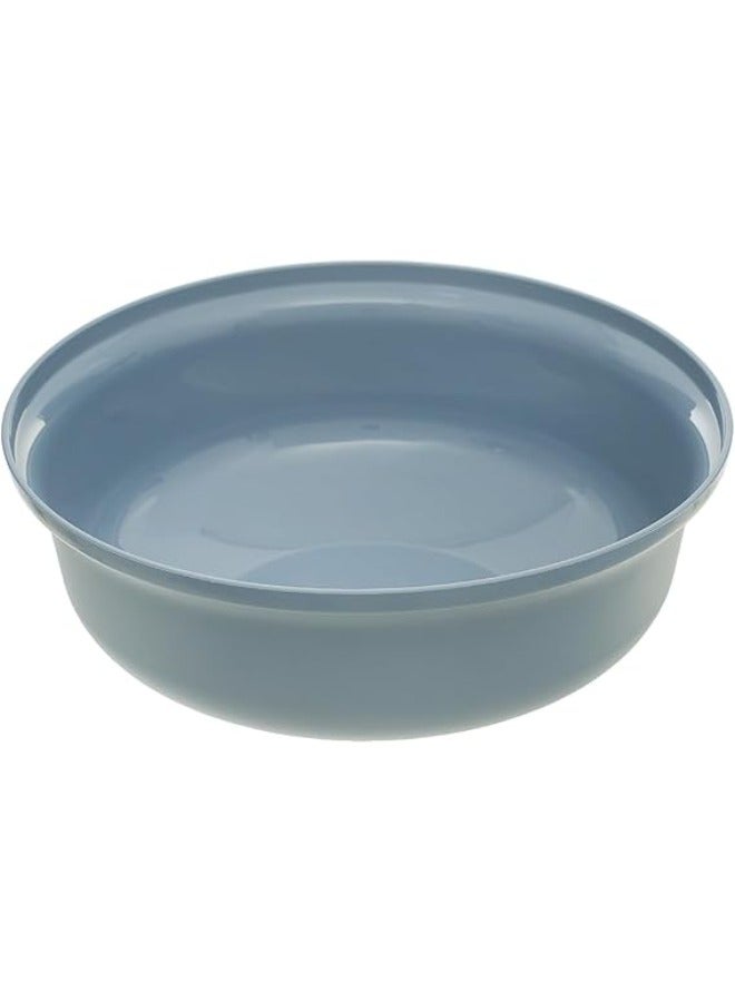 Aksa Mixing Bowl with Lid, Size 1, 1 Liter Capacity, Blue - Image 1