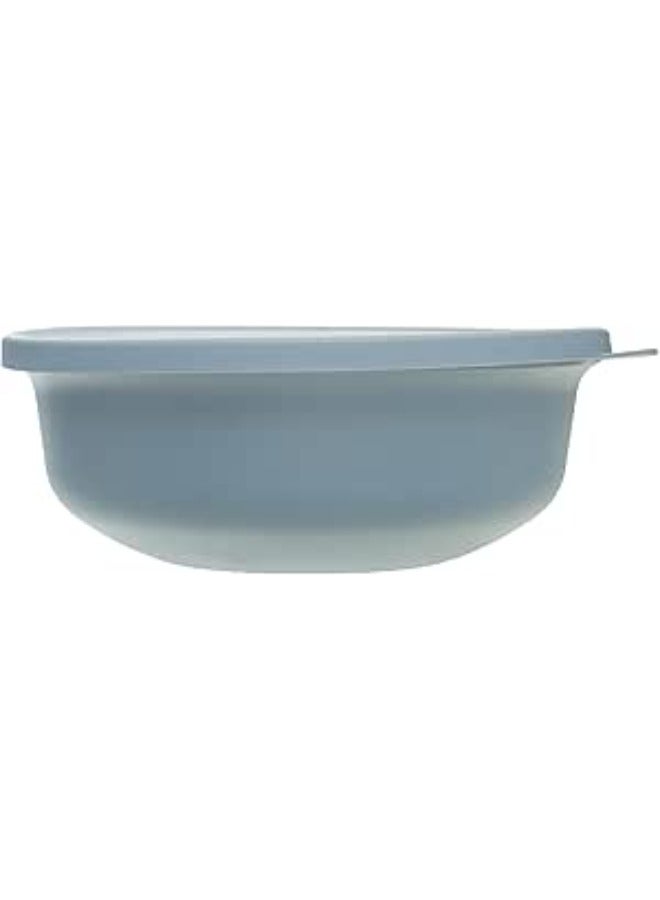 Aksa Mixing Bowl with Lid, Size 1, 1 Liter Capacity, Blue - Image 2
