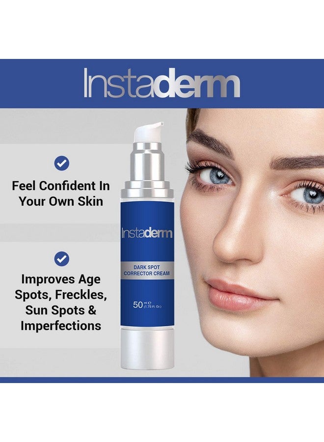 إنستاديرم كريم مصحح البقع الداكنة المضاد للشيخوخة يتلاشى بشكل طبيعي البقع الداكنة وبقع الشمس والبقع العمرية وندبات حب الشباب والبقع البنية والنمش للحصول على بشرة أكثر إشراقًا ورطبة. - Image 4