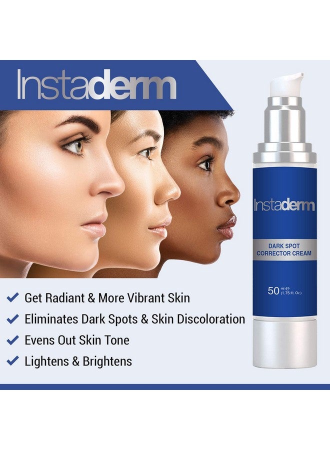 إنستاديرم كريم مصحح البقع الداكنة المضاد للشيخوخة يتلاشى بشكل طبيعي البقع الداكنة وبقع الشمس والبقع العمرية وندبات حب الشباب والبقع البنية والنمش للحصول على بشرة أكثر إشراقًا ورطبة. - Image 2