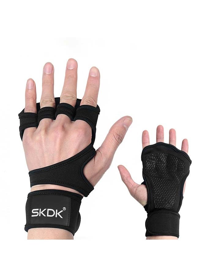 SKDK Sports Cross Training Gloves Gym Hand Gloves With Anti-skid And Wear-resistant Comfortable Exercise Gloves and Breathable Gym Gloves Weight Lifting Gloves with Wear Easily  - Image 2
