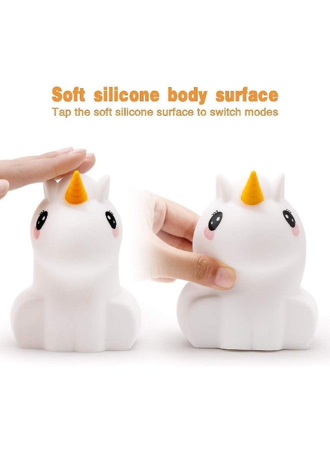 Generic Unicorn Lamp - Kids Night Light Rechargeable Remote Control LED Lamp  - Image 3