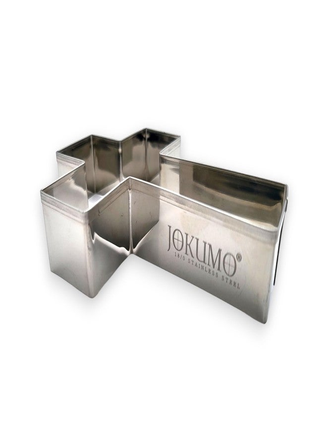 JOKUMO Cross Cookie Cutter 4” Large Holy Cross Shape Cookie Cutter Mold - 18/0 Stainless Steel - Image 3
