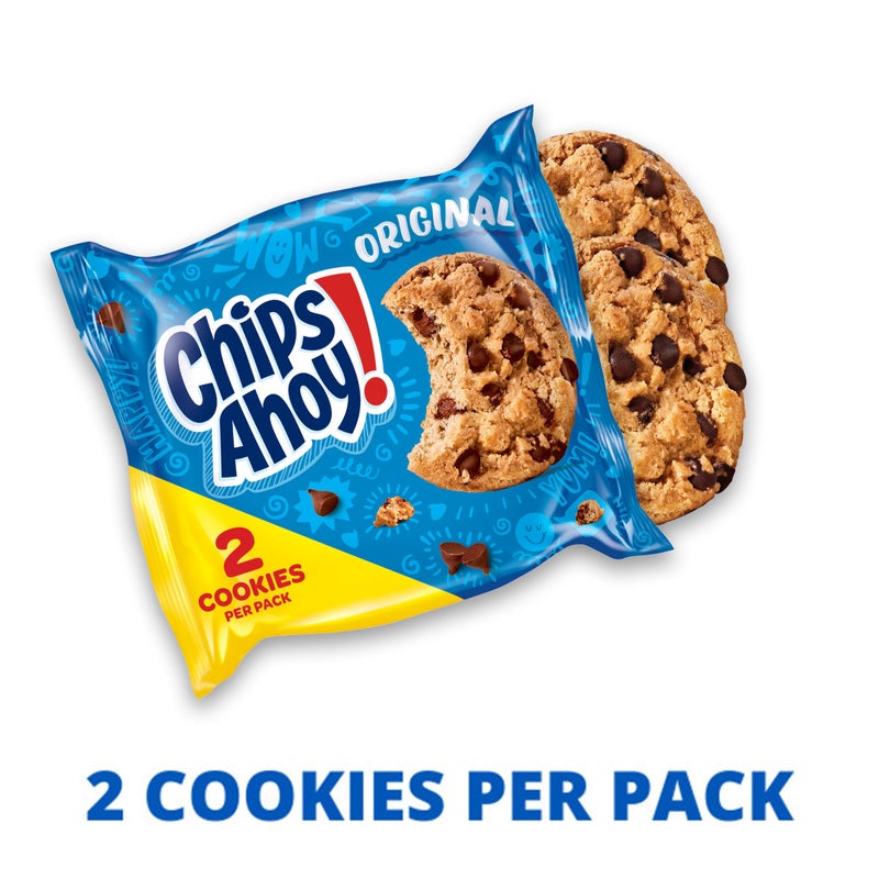 CHIPS AHOY! Original Chocolate Chip Cookies, 20 Snack Packs (2 Cookies Per Pack) - Image 2