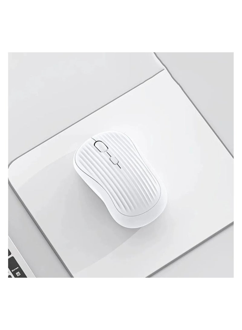 2.4G Dual-Mode Wireless Mouse (Bluetooth + USB Receiver) – Silent Rechargeable Gaming Mouse, High Precision 1600 DPI, Ergonomic Design, Compatible with PC, MacBook, Tablet & Laptop - Image 1