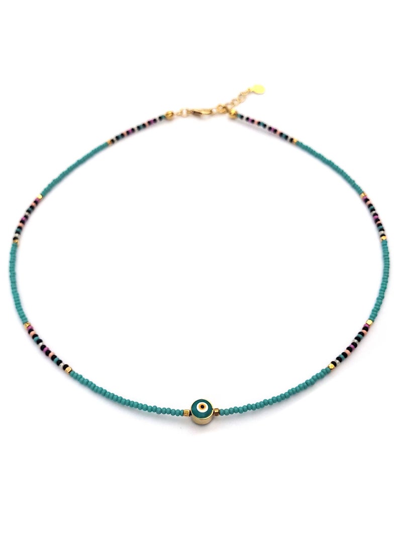 Alwan Necklace with Evil Eye - Image 1